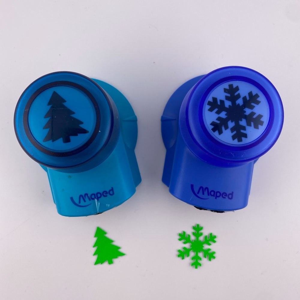Lot of 2 Paper Punches by Maped